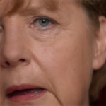 Großaufnahme Frau Merkel